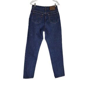 Vintage 90s Calvin Klein HIgh Rise Mom Jeans Straight Leg Dark Wash Omega Womens